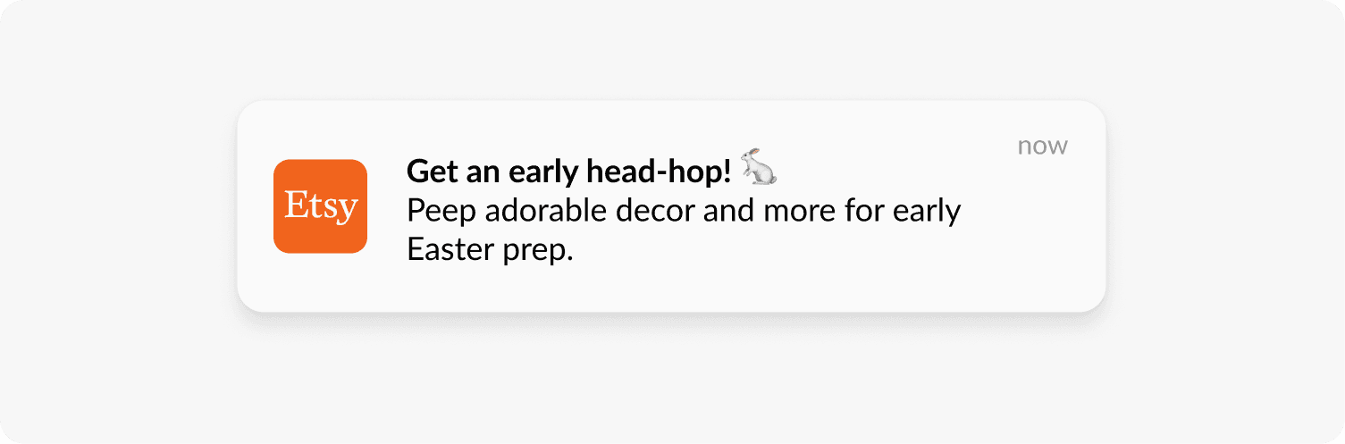 Where to place emoji in push