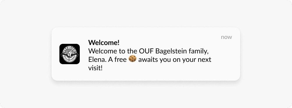 Push notification emojis example