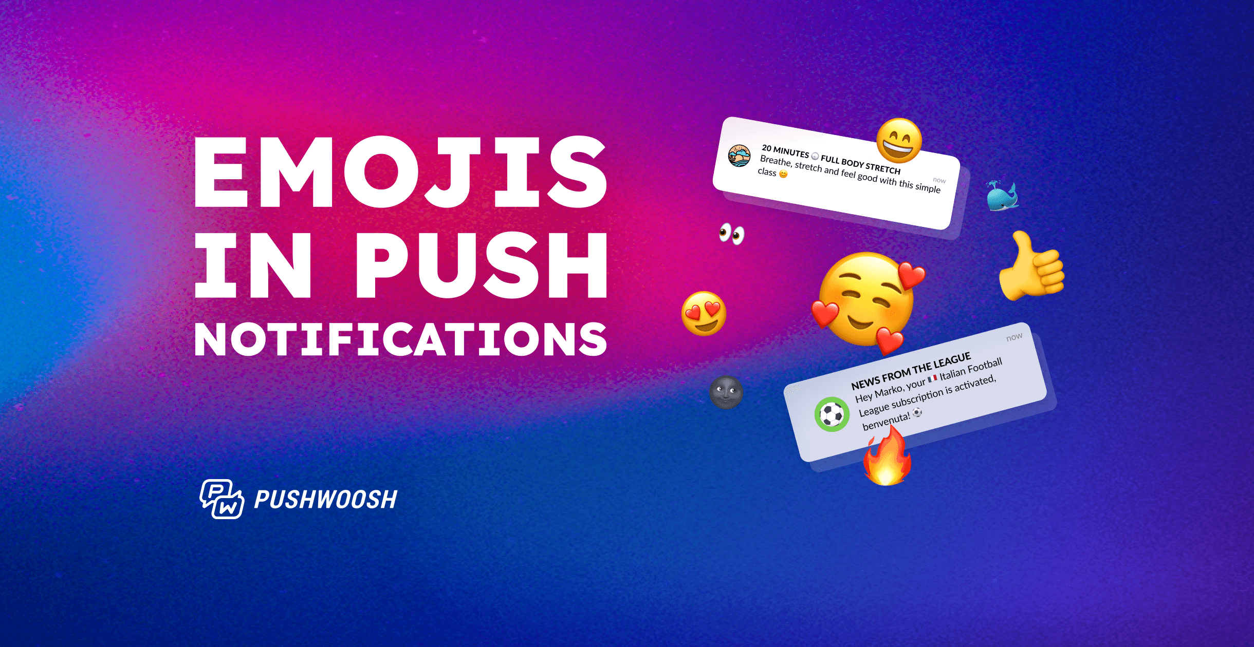 Emojis đ in push notifications: How to use them in 2025 (Data Study + Examples)
