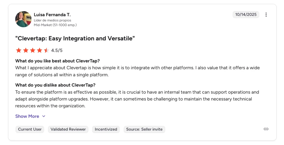 CleverTap email automation software