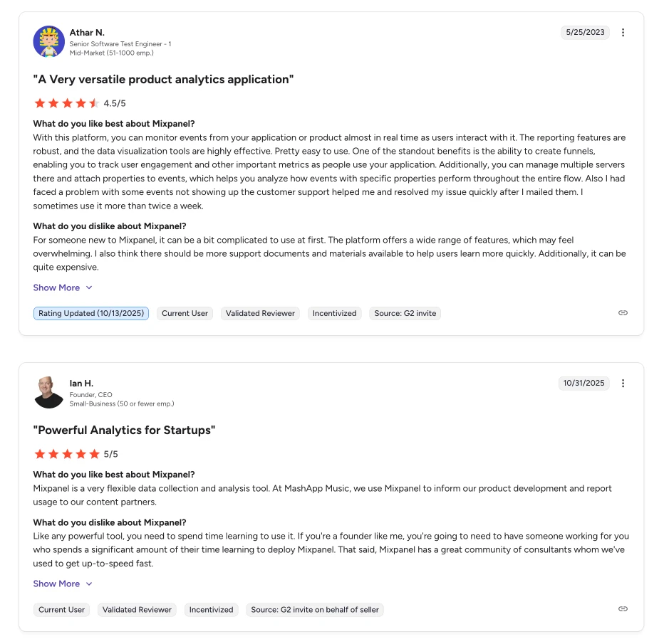 Mixpanel customer engagement tool review