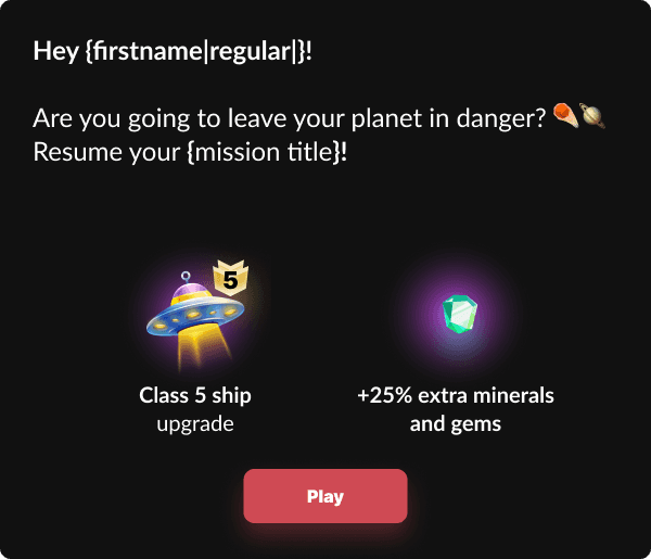 Personalize right in the editor
